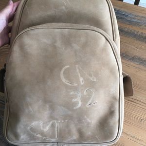 Leather backpack Kelly Tooke. Waterproof